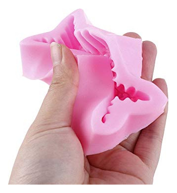 Moldfun Molde De Silicona Con Forma De Copo De Nieve Navideñ