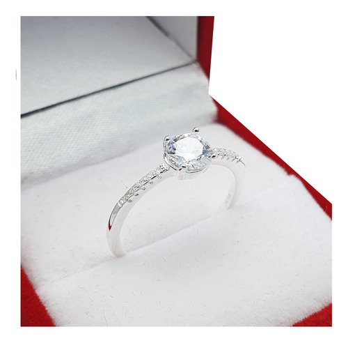 Anillo Cintillo Plata 925 Boda Compromiso Cintillo Amor