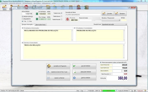 Programa Para Oficina Mecânica De Moto S/mensalidade V1.1
