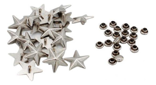 6 X 20 Set Dia 19mm Star Doble Remache Stud Diy Leathercraft