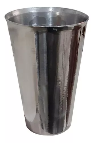 Vaso Acero Inoxidable 250cc Reforzado Enterizo Brillante Acr