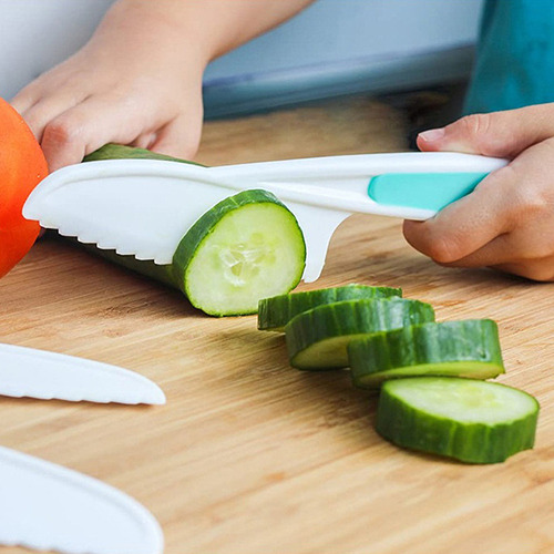 . Juego De 3 Cuchillos De Cocina Para Hornear Para Niños