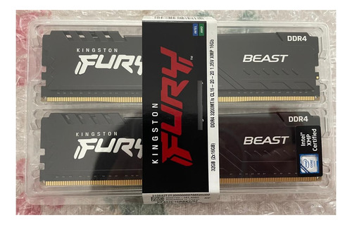 Kingston Fury Beast Kf432c16bb1k2 16 Gb 3200 Mhz Ddr4