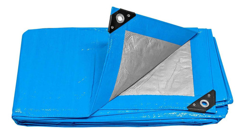 Lona Azul 4 X 6m Impermeable Ligera Delgada Multiuso 23735