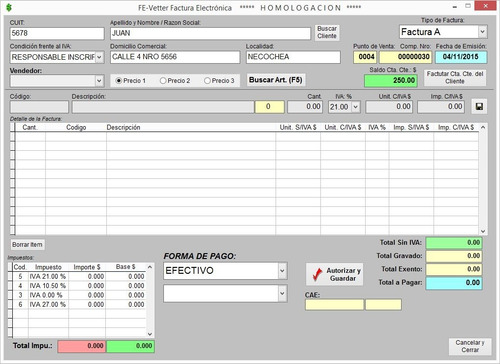 Imagen 7 de 7 de Vetter 5 Gestión Veterinaria + Modulo De Factura Electrónica