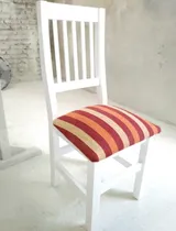 Comprar 8 Sillas Laqueadas Y Tapizadas