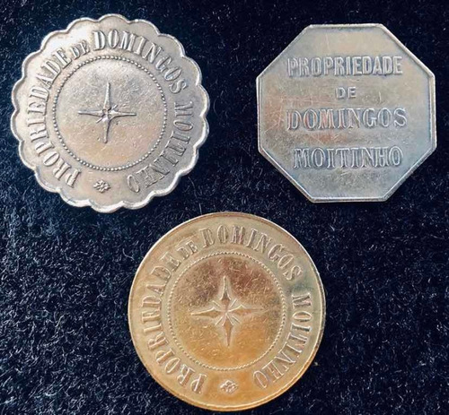 Moedas Fichas Históricas E Raras Da Ferrovia De Bananal/sp