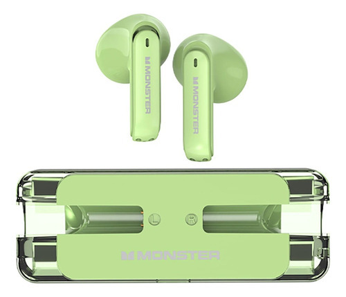 Auriculares Inalámbricos Bluetooth Monster Xkt08 Color Verde