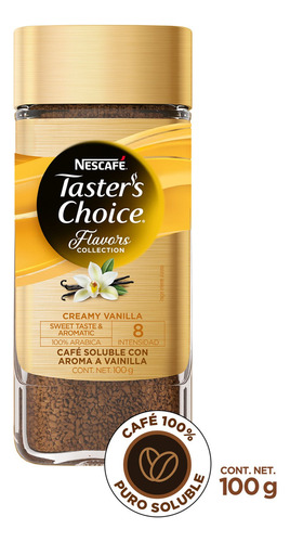 Café soluble Nescafé Taster´s Choice aroma a vainilla 100g