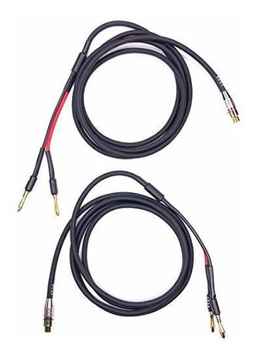 S039 Banana Plugs To Rca Female Speaker Wire Cable 4 Male 2