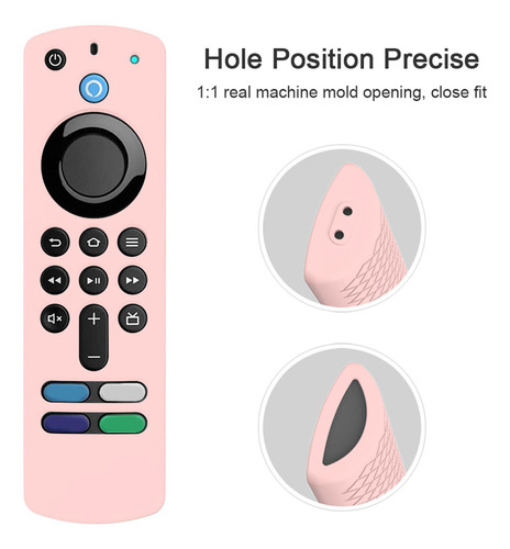 Yan Funda Con Funda De Control Remoto Compatible Con Rosado