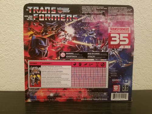 Ectotron Ecto-1 Transformers Ghostbusters 2019 Caza Fantasma