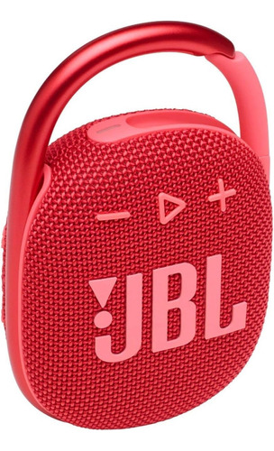 Alto-falante Bluetooth vermelho impermeável portátil Jbl Clip 4