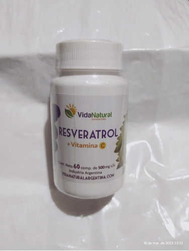 Resveratrol--antioxidante-vitamina C-vida Natural