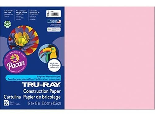 Pacon Tru-ray Papel De Construcción, Rosado