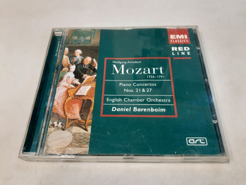 Piano Concertos 21 & 27, Mozart, Barenboim - Cd Holanda Ex