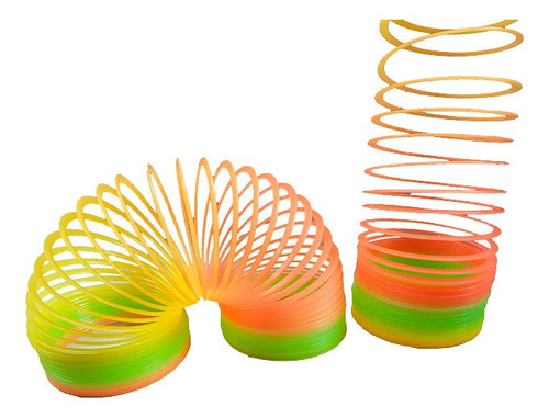 Resorte Slinky Rainbow 45 Unidades