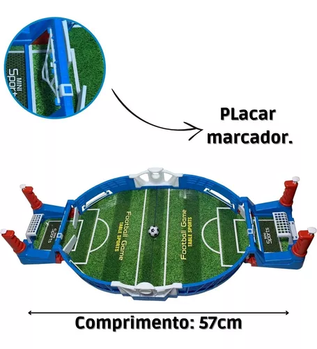 mesa jogos futebol  Brinquedo peosball esportivo - Mini jogo