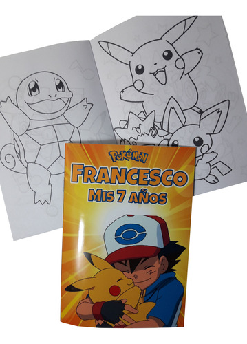 Souvenirs Pokemon 25 Bolsitas Y Libritos