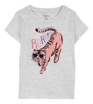 Comprar Remera Mangas Cortas Nena Niña Carters Original Tigre