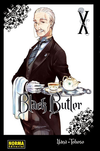 Black Butler No. 10: Black Butler No. 10, De Yana Toboso. Serie Black Butler, Vol. 10. Editorial Norma Comics, Tapa Blanda, Edición 1 En Español, 2013