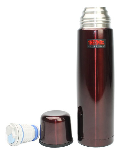 Termo Thermos Bala Matero 1 Litro Acero Inoxida Pico Cebador