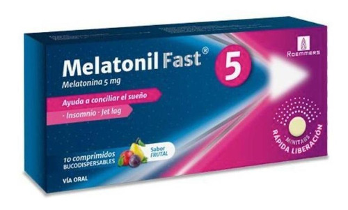 Melatonil Fast 5 Mg 10 Cápsulas Blandas | Melatonina