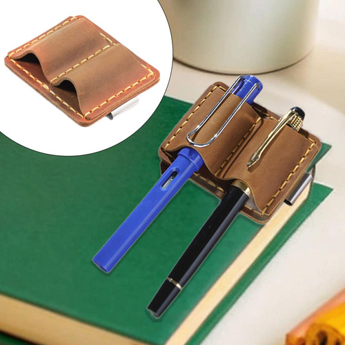 Portalápices Para Cuaderno, Bucle Para Bolígrafo Marrón