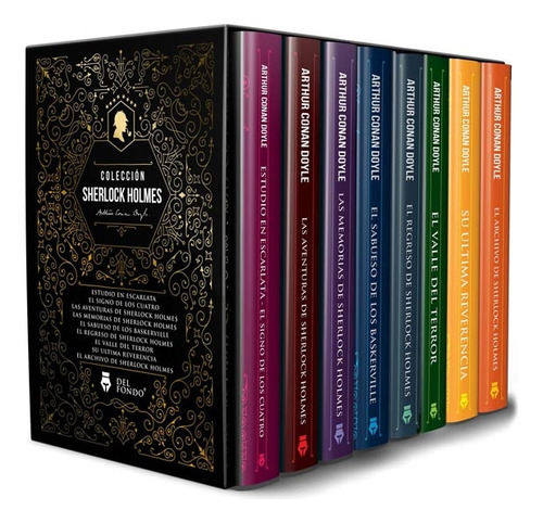 Coleccion Completa Sherlock Holmes - Estuche 8 Libros - Sir 