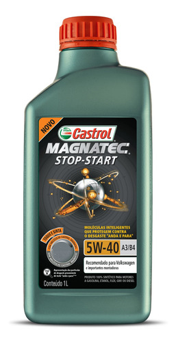 Kit Óleo Castrol Magnatec Stop Start 5w40 A3b4 4 Litros