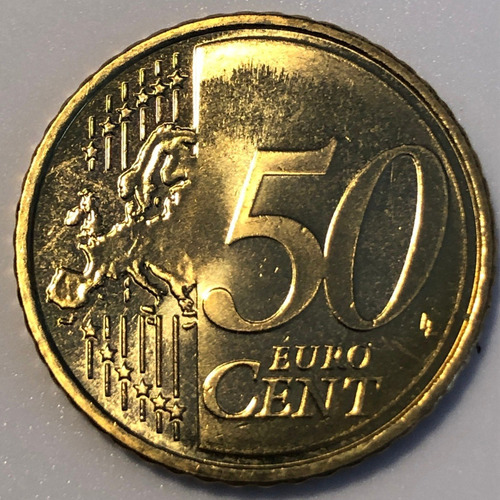 Chi042 Moneda Chipre 50 Euro Cent 2008 Unc-bu Ayff