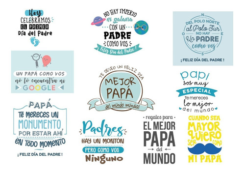 Plantillas Diseños Vectores Frases Dia Del Padre Png Tazas | Cuotas sin  interés