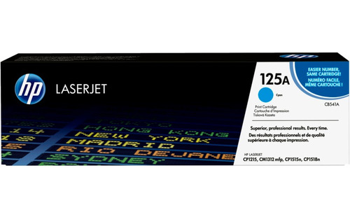 Toner Hp Original Cb541a (125a) Color Cian