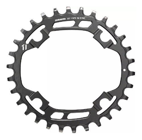 Coroa Sram Bcd 94mm X-sync 30 T Direct Mount 0mm Offset Aço