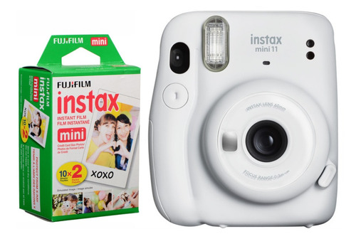 Câmera Instantânea Fujifilm Instax Mini 11 Branca + Filme
