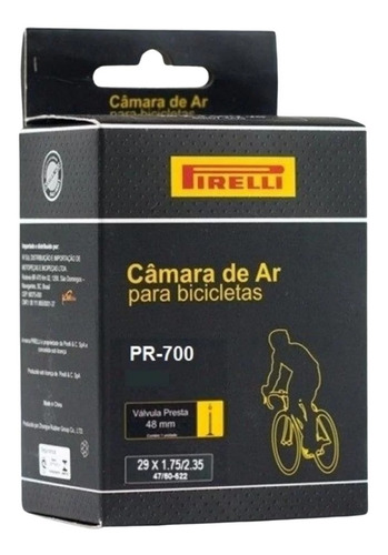 Imagem 4 de 7 de Camara De Ar 700x45 Presta Serve Na Bicicleta Aro 29