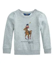 Comprar Blusa Moletom Cinza Polo Bear Ralph Lauren - Menina