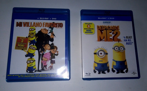 Mi Villano Favorito 1 Y 2 - 2 Bluray + 2 Dvd - C*f