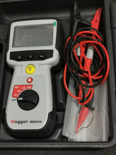 Medidor De Aislamiento Megger Bm50/4 (Usado)