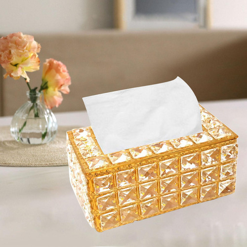 Servilletero Rectangular Con Cubierta De Caja De Pañuelos