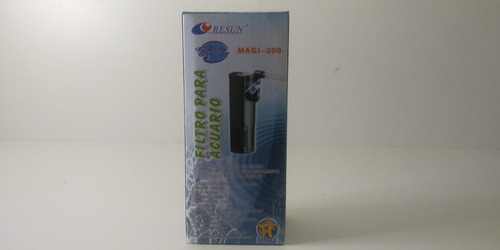 Filtro Interno Magi 200 L/h Acuario Flauta Carbon Esponja