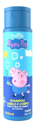  Shampoo Cabelo E Corpo Peppa Pig Griffus 220ml