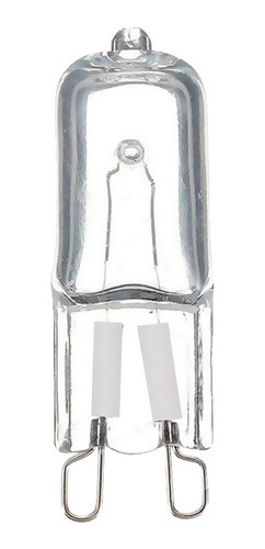 Imagem 2 de 5 de Kit 10 Lâmpadas Halógena Halopin G9 40w 127v Transparente
