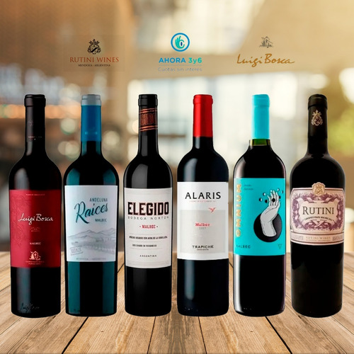 Combo Malbec Premium X6 50% Off