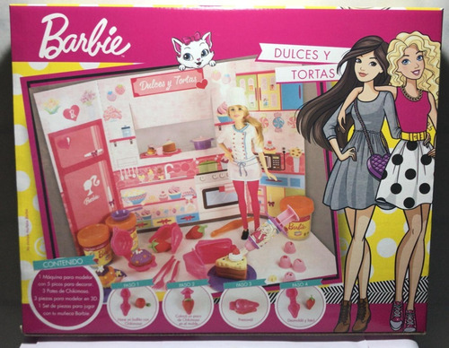 Juego De Masas Barbie - Dulces Y Tortas Chikimas 601 Srj