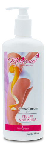 Materna 480ml Crema Corporal Anti Celulitis Piel De Naranja Fragancia Fresca