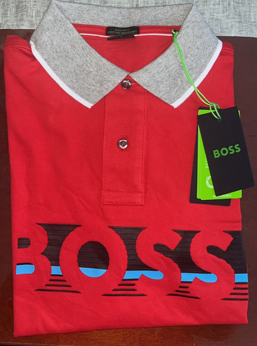 Playera Tipo Polo Boss