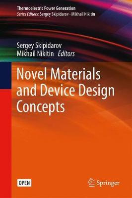 Libro Novel Thermoelectric Materials And Device Design Co...