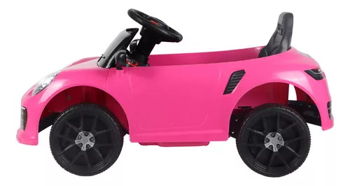 Carro Eletrico Infantil Meninas Controle Luz Som Jeep Rosa