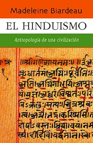 Hinduismo - Antropología Una Civilización, Biardeau, Kairós